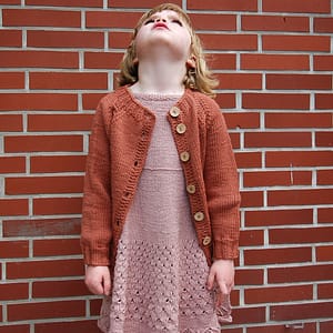 Strickjacke mit Rückenmuster