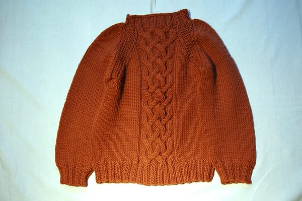 Strickjacke mit Rückenmuster – Bild 2